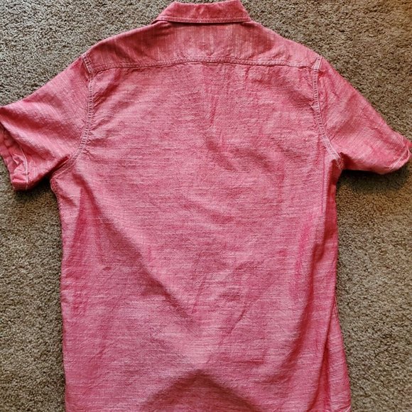 WOOLRICH Button Down Short Sleeve Shirt Mens Size M Medium - Picture 5 of 11